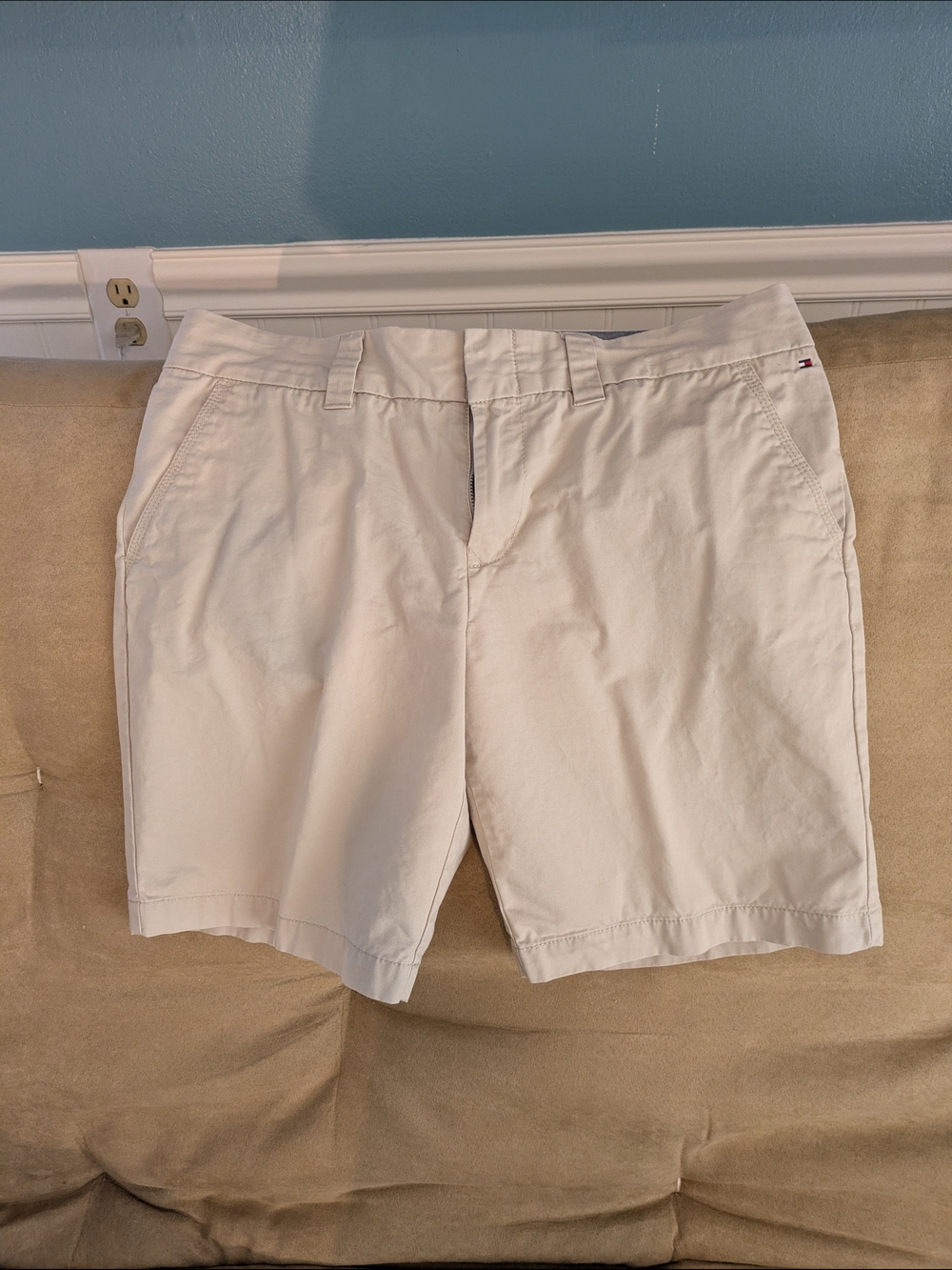 Tommy Hilfiger Beige Cotton Shorts